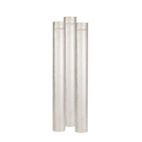Kit 3 Cano Chaminé Galvanizado 120mmx1m + 1 Chapéu Fixo