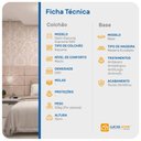 Ver imagem 2 de Cama Box Solteiro Marrom + Colchão de Espuma D20 Gazin Supreme 78x188x37cm