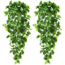 Ver imagem 1 de 2 Folhagem Verde Realista Heras Pendente Planta Artificial