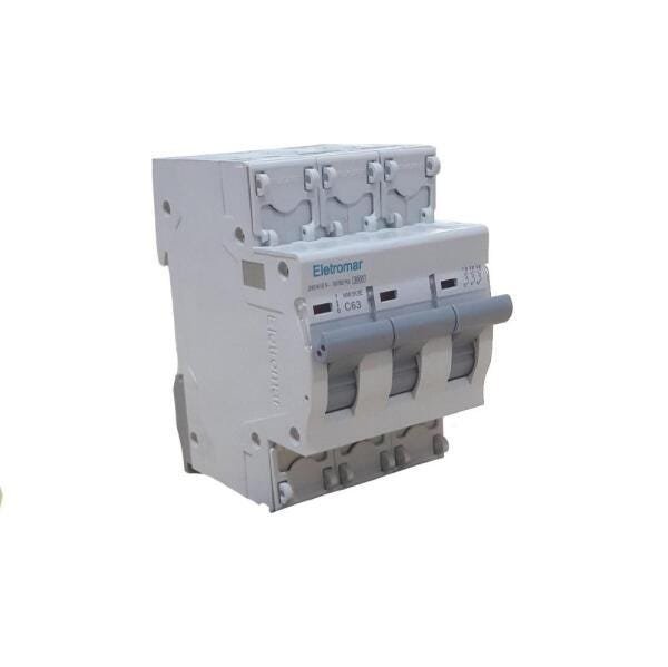 Disjuntor Tripolar Elétrico MW DIN - Eletromar, Tamanho: 63A - 1