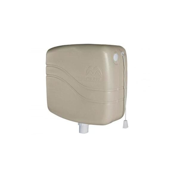 Kit Assento Sanitário Plástico Soft Bege + Cx. Descarga Bege - 2