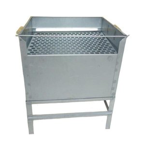 Churrasqueira à Carvão Zincada Aberta - Volpato