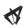 Vitro Capelinha Alumínio Preto Linha Veneza: 80 x 30 - 3