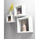 Ver imagem 1 de Conjunto Kit 3pçs de Nichos Mdf 30x30x10cm Design Moderno