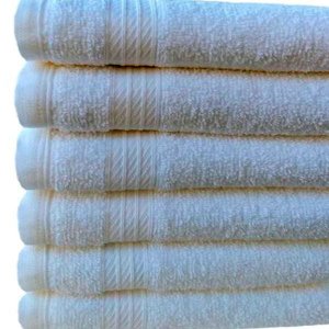 Toalhas de Rosto LMpeter Profissional 48cmx75cm Branca - 06 unidades