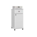 Ver imagem 2 de Balcão de Escritório Multiuso ASM153 c/ 1 Porta e 1 Gaveta Branco - Movelbento