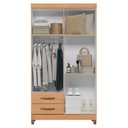 Ver imagem 4 de Guarda Roupa 4 Portas Ilhabela Freijo Titanium