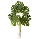 Ver imagem 3 de 2 Plantas Artificiais Realistas Costela de Adão Verde para Decoração de Interiores e Arranjo Moderno