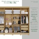 Ver imagem 7 de Guarda-Roupa Casal com Pés 8 Portas 4 Gavetas França Espresso Móveis