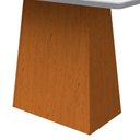 Ver imagem 3 de Mesa de Jantar Tampo com Vidro Bella 120 cm Off White Base Ypê - D’Rossi