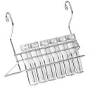 Ver imagem 1 de Porta Utensílios Cozinha Temperos 12 Tubos Aço Inox 7047