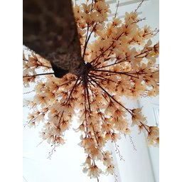 Planta Artificial Árvore LÍRIO VINTAGE OUTONO com 1,60 metros altura - 2