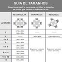 Ver imagem 6 de Toalha Mesa Plástica Térmica Mandala Br 12 lugares 3,50