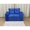 Sofá de 2 e 3 Lugares Porto Tecido Suede: Azul - 6