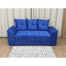 Sofá de 2 e 3 Lugares Porto Tecido Suede: Azul - 3