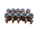 Ver imagem 1 de Kit de 10 Copos em Pedra Sabão de 350 Ml