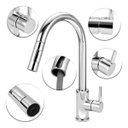 Ver imagem 5 de Torneira Monocomando Cozinha Pull Out Extensiva Cromado:cromado/brilhante