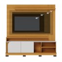 Ver imagem 4 de Estante Home Jurerê 1.8 para Sala de Tv até 75 Polegadas Naturale Off White Matte Colibri