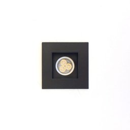 Kit 2 Spot de Embutir Recuado Mr11 Mini Dicroica Preto Alz60 - 6 Kit 2 Spot de Embutir Recuado Mr11 Mini Dicroica Preto Alz60 - 6