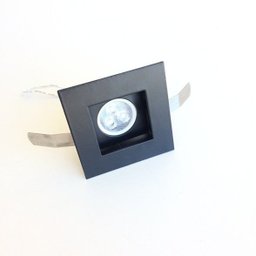 Kit 2 Spot de Embutir Recuado Mr11 Mini Dicroica Preto Alz60 - 3 Kit 2 Spot de Embutir Recuado Mr11 Mini Dicroica Preto Alz60 - 3