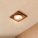 Ver imagem 1 de 7 Spot Quadrado de Embutir em Cristal Cobre Espelhado MR16 ACE80