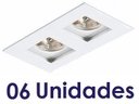 Ver imagem 1 de Kit 6 Spot Embutir Recuado Duplo Par 20 Branco Quarto AC879