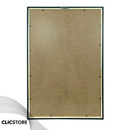 Moldura A2 Com Acetato 42x60 Quadros Poster Foto Quarto Sala Casa Parede Certificados Madeira Fundo  - 3