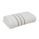 Ver imagem 2 de Jogo com 4 Toalhas Wave Premium 450g/m² Algodão Banhão e Rosto Azul e Branco