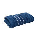 Ver imagem 3 de Jogo com 4 Toalhas Wave Premium 450g/m² Algodão Banhão e Rosto Azul e Branco