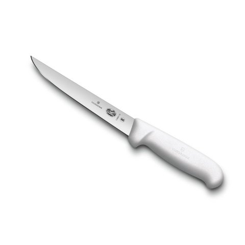 Faca Victorinox Fibrox Profissional - Lâmina Reta Lisa - 15 Cm - Branca - 5.6007.15