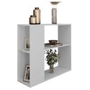 Ver imagem 1 de Aparador Buffet Decorativo 1 Prateleira Opala Branco Caemmun