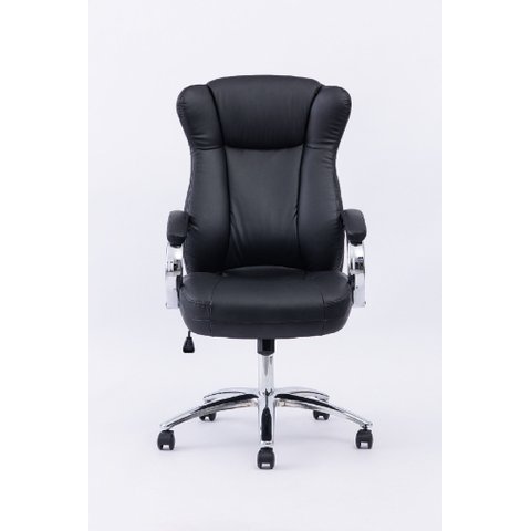 Cadeira Presidente Summer Estofada Preta W-80