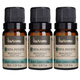 Trio de óleo essencial - Menta Piperita - 10ml - 1