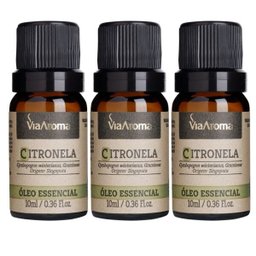 Trio de óleo essencial - Citronela - 10ml - 1