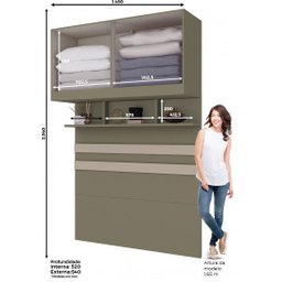 Modulo Henn M241-35 - Ponte Casal 4 Pts Exclusive Duna/cristal - 2