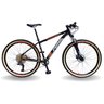 BICICLETA 29 PUMABIKE 12V ABSOLUTE, FREIO HID, PDV ALUM, SUSP TRAVA GUIDÃO, PRETO BRANCO E VERMELHO, - 1
