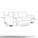 Ver imagem 7 de Sofá Decorativo Sala de Estar Champions 4 Lugares 240cm Bipartido Couro Verde - Mozzelar