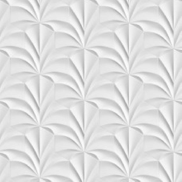 Papel de Parede Efeito Gesso 3D Geométrico Flor 6 15m - 1