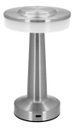 Ver imagem 1 de Luminária Led Mesa Abajur Usb Metal 20x12x12cm Prata