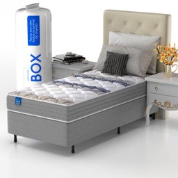 Colchão Solteiro a Vácuo D28 Alto Conforto 14cm de Altura Inbox - 1