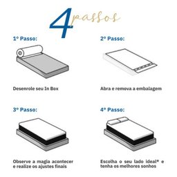 Colchão Solteiro a Vácuo D28 Alto Conforto 14cm de Altura Inbox - 5