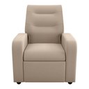 Ver imagem 6 de Poltrona Retrátil e Reclinável 77cm com Tecido Suede Multimóveis Cr45265 Bege
