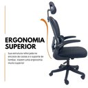 Ver imagem 5 de Cadeira de Escritório Presidente Executiva Oficial Legacy Preto