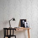Ver imagem 1 de Papel de Parede Attractive 2 Folhagem Branco 372602