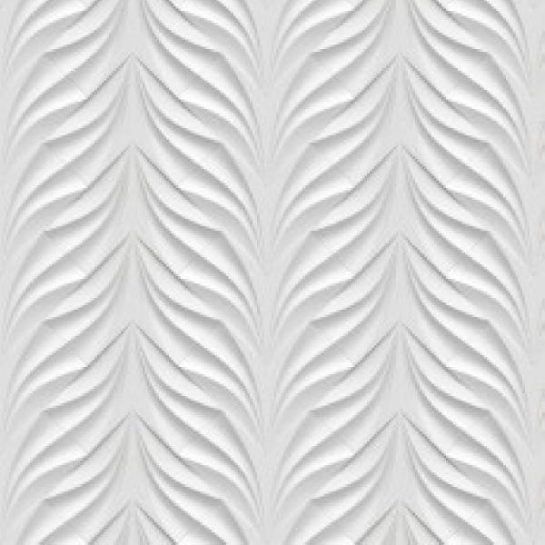 Papel de Parede Adesivo Efeito Gesso 3D Folha Cinza 9m - 1