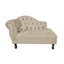 Ver imagem 1 de Mini Sofá Divã Decorativo Baby para Salas e Recepção:bege
