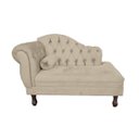 Ver imagem 1 de Mini Sofá Divã Decorativo Baby para Salas e Recepção:bege