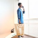 Ver mais imagens de Cesto Organizador Bolsa Dobrável com Alça Marrom