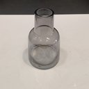 Ver imagem 2 de Vaso Decorativo Enfeite Casa Home&Co Vidro 14x9x9cm Cinza