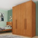 Ver imagem 1 de Guarda-Roupa Casal com 4 Portas e 2 Gavetas 165cm Multimóveis CR35487 Cinamomo
